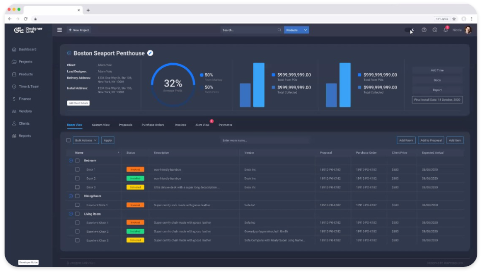 DesignerAdvantage » Project Management Software